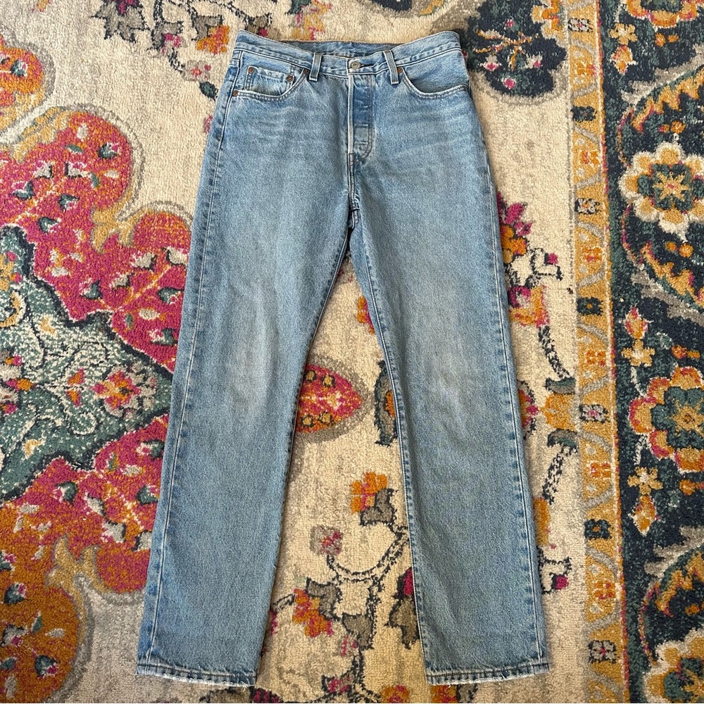 Levi's Women's Straight Leg Jeans - Light Blue